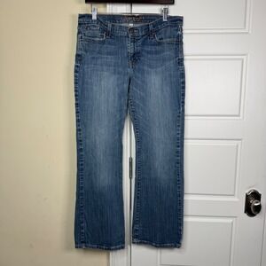 Vintage Y2K Abercrombie & Fitch Emma Bootcut Jeans Women 10S Blue Stretch Denim